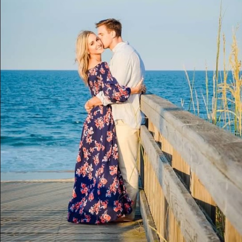 Altar’d state floral maxi dress